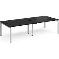 Click to view product details and reviews for Adapt Double Back To Back Desks 2800mm X 1200mm Silver Frame Black Top. Click to view product details and reviews for Adapt Double Back To Back Desks 2800mm X 1200mm Silver Frame Black Top.