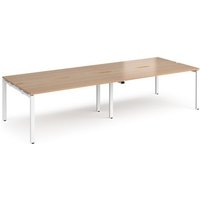 Click to view product details and reviews for Bench Desk 4 Person Rectangular Desks 2800mm Beech Tops With White Frames 1200mm Depth Adapt. Click to view product details and reviews for Bench Desk 4 Person Rectangular Desks 2800mm Beech Tops With White Frames 1200mm Depth Adapt.