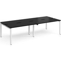 Click to view product details and reviews for Adapt Double Back To Back Desks 2800mm X 1200mm White Frame Black Top. Click to view product details and reviews for Adapt Double Back To Back Desks 2800mm X 1200mm White Frame Black Top.