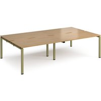 Click to view product details and reviews for Adapt Double Back To Back Desks 2800mm X 1600mm Green Frame Oak Top. Click to view product details and reviews for Adapt Double Back To Back Desks 2800mm X 1600mm Green Frame Oak Top.