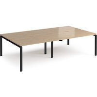 Click to view product details and reviews for Adapt Double Back To Back Desks 2800mm X 1600mm Black Frame Kendal Oak Top. Click to view product details and reviews for Adapt Double Back To Back Desks 2800mm X 1600mm Black Frame Kendal Oak Top.