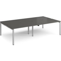 Click to view product details and reviews for Adapt Double Back To Back Desks 2800mm X 1600mm Silver Frame Storm Grey Top. Click to view product details and reviews for Adapt Double Back To Back Desks 2800mm X 1600mm Silver Frame Storm Grey Top.