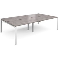 Click to view product details and reviews for Adapt Double Back To Back Desks 2800mm X 1600mm White Frame Grey Oak Top. Click to view product details and reviews for Adapt Double Back To Back Desks 2800mm X 1600mm White Frame Grey Oak Top.