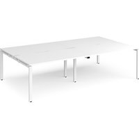 Click to view product details and reviews for Bench Desk 4 Person Rectangular Desks 2800mm White Tops With White Frames 1600mm Depth Adapt. Click to view product details and reviews for Bench Desk 4 Person Rectangular Desks 2800mm White Tops With White Frames 1600mm Depth Adapt.