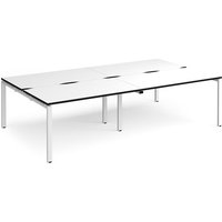 Click to view product details and reviews for Adapt Double Back To Back Desks 2800mm X 1600mm White Frame White Top Black Edge. Click to view product details and reviews for Adapt Double Back To Back Desks 2800mm X 1600mm White Frame White Top Black Edge.