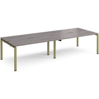 Click to view product details and reviews for Adapt Double Back To Back Desks 3200mm X 1200mm Green Frame Grey Oak Top. Click to view product details and reviews for Adapt Double Back To Back Desks 3200mm X 1200mm Green Frame Grey Oak Top.