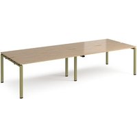 Click to view product details and reviews for Adapt Double Back To Back Desks 3200mm X 1200mm Green Frame Kendal Oak Top. Click to view product details and reviews for Adapt Double Back To Back Desks 3200mm X 1200mm Green Frame Kendal Oak Top.
