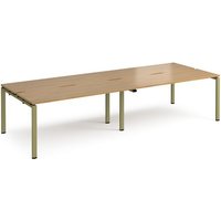 Click to view product details and reviews for Adapt Double Back To Back Desks 3200mm X 1200mm Green Frame Oak Top. Click to view product details and reviews for Adapt Double Back To Back Desks 3200mm X 1200mm Green Frame Oak Top.
