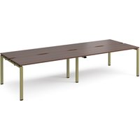 Click to view product details and reviews for Adapt Double Back To Back Desks 3200mm X 1200mm Green Frame Walnut Top. Click to view product details and reviews for Adapt Double Back To Back Desks 3200mm X 1200mm Green Frame Walnut Top.