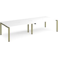 Click to view product details and reviews for Adapt Double Back To Back Desks 3200mm X 1200mm Green Frame White Top. Click to view product details and reviews for Adapt Double Back To Back Desks 3200mm X 1200mm Green Frame White Top.
