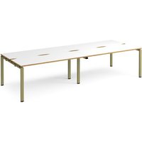 Click to view product details and reviews for Adapt Double Back To Back Desks 3200mm X 1200mm Green Frame White Top Oak Edge. Click to view product details and reviews for Adapt Double Back To Back Desks 3200mm X 1200mm Green Frame White Top Oak Edge.