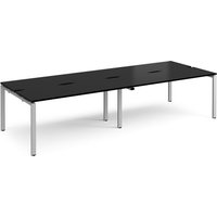 Click to view product details and reviews for Adapt Double Back To Back Desks 3200mm X 1200mm Silver Frame Black Top. Click to view product details and reviews for Adapt Double Back To Back Desks 3200mm X 1200mm Silver Frame Black Top.