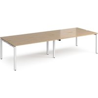 Click to view product details and reviews for Adapt Double Back To Back Desks 3200mm X 1200mm White Frame Kendal Oak Top. Click to view product details and reviews for Adapt Double Back To Back Desks 3200mm X 1200mm White Frame Kendal Oak Top.