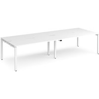Click to view product details and reviews for Bench Desk 4 Person Rectangular Desks 3200mm White Tops With White Frames 1200mm Depth Adapt. Click to view product details and reviews for Bench Desk 4 Person Rectangular Desks 3200mm White Tops With White Frames 1200mm Depth Adapt.