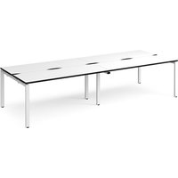 Click to view product details and reviews for Adapt Double Back To Back Desks 3200mm X 1200mm White Frame White Top Black Edge. Click to view product details and reviews for Adapt Double Back To Back Desks 3200mm X 1200mm White Frame White Top Black Edge.