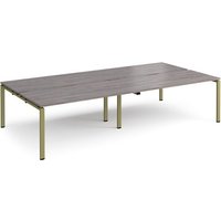 Click to view product details and reviews for Adapt Double Back To Back Desks 3200mm X 1600mm Green Frame Grey Oak Top. Click to view product details and reviews for Adapt Double Back To Back Desks 3200mm X 1600mm Green Frame Grey Oak Top.