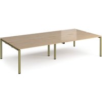Click to view product details and reviews for Adapt Double Back To Back Desks 3200mm X 1600mm Green Frame Kendal Oak Top. Click to view product details and reviews for Adapt Double Back To Back Desks 3200mm X 1600mm Green Frame Kendal Oak Top.