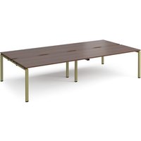 Click to view product details and reviews for Adapt Double Back To Back Desks 3200mm X 1600mm Green Frame Walnut Top. Click to view product details and reviews for Adapt Double Back To Back Desks 3200mm X 1600mm Green Frame Walnut Top.