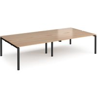 Click to view product details and reviews for Bench Desk 4 Person Rectangular Desks 3200mm Beech Tops With Black Frames 1600mm Depth Adapt. Click to view product details and reviews for Bench Desk 4 Person Rectangular Desks 3200mm Beech Tops With Black Frames 1600mm Depth Adapt.