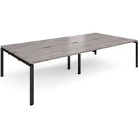 Click to view product details and reviews for Adapt Double Back To Back Desks 3200mm X 1600mm Black Frame Grey Oak Top. Click to view product details and reviews for Adapt Double Back To Back Desks 3200mm X 1600mm Black Frame Grey Oak Top.