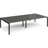 Click to view product details and reviews for Adapt Double Back To Back Desks 3200mm X 1600mm Black Frame Storm Grey Top. Click to view product details and reviews for Adapt Double Back To Back Desks 3200mm X 1600mm Black Frame Storm Grey Top.