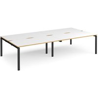 Click to view product details and reviews for Bench Desk 4 Person Rectangular Desks 3200mm White Oak Tops With Black Frames 1600mm Depth Adapt. Click to view product details and reviews for Bench Desk 4 Person Rectangular Desks 3200mm White Oak Tops With Black Frames 1600mm Depth Adapt.