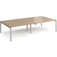Click to view product details and reviews for Adapt Double Back To Back Desks 3200mm X 1600mm Silver Frame Kendal Oak Top. Click to view product details and reviews for Adapt Double Back To Back Desks 3200mm X 1600mm Silver Frame Kendal Oak Top.
