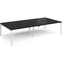 Click to view product details and reviews for Adapt Double Back To Back Desks 3200mm X 1600mm White Frame Black Top. Click to view product details and reviews for Adapt Double Back To Back Desks 3200mm X 1600mm White Frame Black Top.