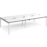 Click to view product details and reviews for Adapt Double Back To Back Desks 3200mm X 1600mm White Frame White Top Black Edge. Click to view product details and reviews for Adapt Double Back To Back Desks 3200mm X 1600mm White Frame White Top Black Edge.