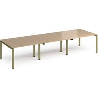 Click to view product details and reviews for Adapt Triple Back To Back Desks 3600mm X 1200mm Green Frame Kendal Oak Top. Click to view product details and reviews for Adapt Triple Back To Back Desks 3600mm X 1200mm Green Frame Kendal Oak Top.