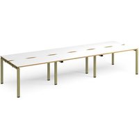 Click to view product details and reviews for Adapt Triple Back To Back Desks 3600mm X 1200mm Green Frame White Top Oak Edge. Click to view product details and reviews for Adapt Triple Back To Back Desks 3600mm X 1200mm Green Frame White Top Oak Edge.