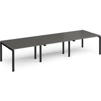 Click to view product details and reviews for Adapt Triple Back To Back Desks 3600mm X 1200mm Black Frame Storm Grey Top. Click to view product details and reviews for Adapt Triple Back To Back Desks 3600mm X 1200mm Black Frame Storm Grey Top.