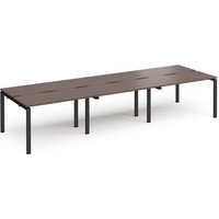 Click to view product details and reviews for Bench Desk 6 Person Rectangular Desks 3600mm Walnut Tops With Black Frames 1200mm Depth Adapt. Click to view product details and reviews for Bench Desk 6 Person Rectangular Desks 3600mm Walnut Tops With Black Frames 1200mm Depth Adapt.