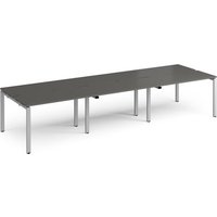 Click to view product details and reviews for Adapt Triple Back To Back Desks 3600mm X 1200mm Silver Frame Storm Grey Top. Click to view product details and reviews for Adapt Triple Back To Back Desks 3600mm X 1200mm Silver Frame Storm Grey Top.