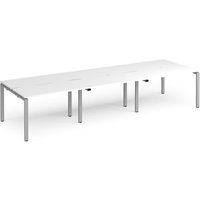 Click to view product details and reviews for Bench Desk 6 Person Rectangular Desks 3600mm White Tops With Silver Frames 1200mm Depth Adapt. Click to view product details and reviews for Bench Desk 6 Person Rectangular Desks 3600mm White Tops With Silver Frames 1200mm Depth Adapt.