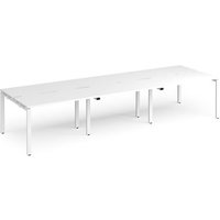 Click to view product details and reviews for Bench Desk 6 Person Rectangular Desks 3600mm White Tops With White Frames 1200mm Depth Adapt. Click to view product details and reviews for Bench Desk 6 Person Rectangular Desks 3600mm White Tops With White Frames 1200mm Depth Adapt.