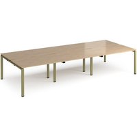 Click to view product details and reviews for Adapt Triple Back To Back Desks 3600mm X 1600mm Green Frame Kendal Oak Top. Click to view product details and reviews for Adapt Triple Back To Back Desks 3600mm X 1600mm Green Frame Kendal Oak Top.