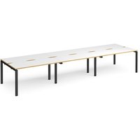 Click to view product details and reviews for Bench Desk 6 Person Rectangular Desks 4200mm White Oak Tops With Black Frames 1200mm Depth Adapt. Click to view product details and reviews for Bench Desk 6 Person Rectangular Desks 4200mm White Oak Tops With Black Frames 1200mm Depth Adapt.