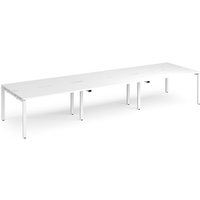 Click to view product details and reviews for Bench Desk 6 Person Rectangular Desks 4200mm White Tops With White Frames 1200mm Depth Adapt. Click to view product details and reviews for Bench Desk 6 Person Rectangular Desks 4200mm White Tops With White Frames 1200mm Depth Adapt.