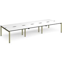 Click to view product details and reviews for Adapt Triple Back To Back Desks 4200mm X 1600mm Green Frame White Top Black Edge. Click to view product details and reviews for Adapt Triple Back To Back Desks 4200mm X 1600mm Green Frame White Top Black Edge.