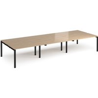 Click to view product details and reviews for Adapt Triple Back To Back Desks 4200mm X 1600mm Black Frame Kendal Oak Top. Click to view product details and reviews for Adapt Triple Back To Back Desks 4200mm X 1600mm Black Frame Kendal Oak Top.