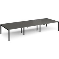Click to view product details and reviews for Adapt Triple Back To Back Desks 4200mm X 1600mm Black Frame Storm Grey Top. Click to view product details and reviews for Adapt Triple Back To Back Desks 4200mm X 1600mm Black Frame Storm Grey Top.