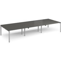 Click to view product details and reviews for Adapt Triple Back To Back Desks 4200mm X 1600mm Silver Frame Storm Grey Top. Click to view product details and reviews for Adapt Triple Back To Back Desks 4200mm X 1600mm Silver Frame Storm Grey Top.