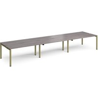 Click to view product details and reviews for Adapt Triple Back To Back Desks 4800mm X 1200mm Green Frame Grey Oak Top. Click to view product details and reviews for Adapt Triple Back To Back Desks 4800mm X 1200mm Green Frame Grey Oak Top.