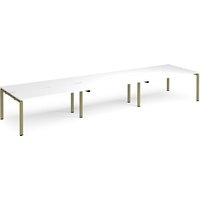 Click to view product details and reviews for Adapt Triple Back To Back Desks 4800mm X 1200mm Green Frame White Top. Click to view product details and reviews for Adapt Triple Back To Back Desks 4800mm X 1200mm Green Frame White Top.