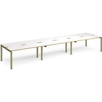 Click to view product details and reviews for Adapt Triple Back To Back Desks 4800mm X 1200mm Green Frame White Top Oak Edge. Click to view product details and reviews for Adapt Triple Back To Back Desks 4800mm X 1200mm Green Frame White Top Oak Edge.