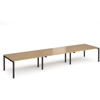 Click to view product details and reviews for Bench Desk 6 Person Rectangular Desks 4800mm Oak Tops With Black Frames 1200mm Depth Adapt. Click to view product details and reviews for Bench Desk 6 Person Rectangular Desks 4800mm Oak Tops With Black Frames 1200mm Depth Adapt.