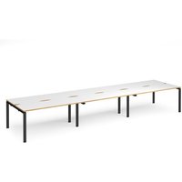 Click to view product details and reviews for Bench Desk 6 Person Rectangular Desks 4800mm White Oak Tops With Black Frames 1200mm Depth Adapt. Click to view product details and reviews for Bench Desk 6 Person Rectangular Desks 4800mm White Oak Tops With Black Frames 1200mm Depth Adapt.