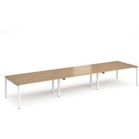 Click to view product details and reviews for Bench Desk 6 Person Rectangular Desks 4800mm Oak Tops With White Frames 1200mm Depth Adapt. Click to view product details and reviews for Bench Desk 6 Person Rectangular Desks 4800mm Oak Tops With White Frames 1200mm Depth Adapt.