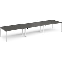 Click to view product details and reviews for Adapt Triple Back To Back Desks 4800mm X 1200mm White Frame Storm Grey Top. Click to view product details and reviews for Adapt Triple Back To Back Desks 4800mm X 1200mm White Frame Storm Grey Top.